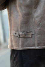 Short men's sheepskin coat - Image n°5