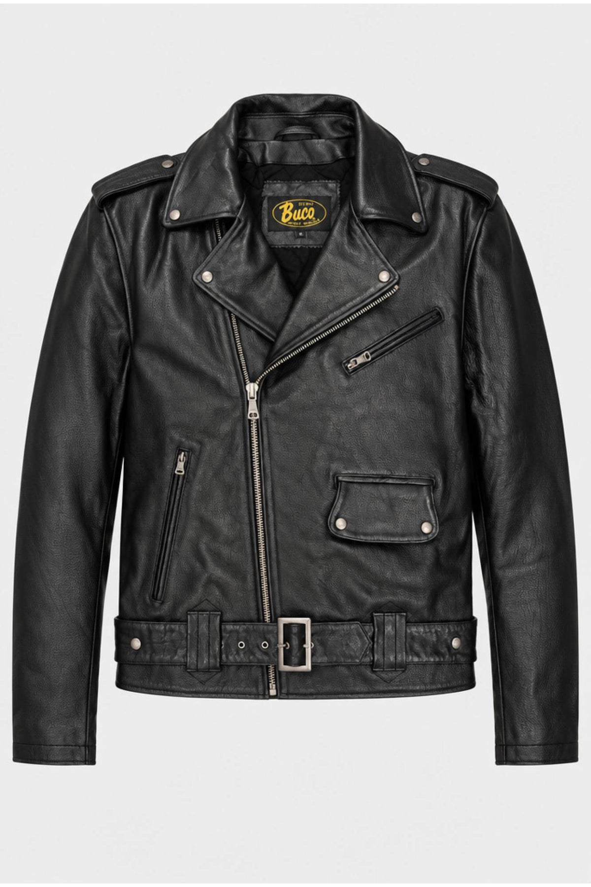 Buco J-27R leather jacket - black Cow Milled, police motorcycle unit heritage - Image n°12