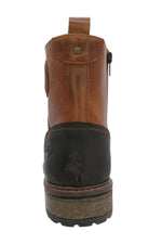 Brown cowhide leather boots - Image n°4