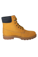 Yellow cowhide leather boots - Image n°2
