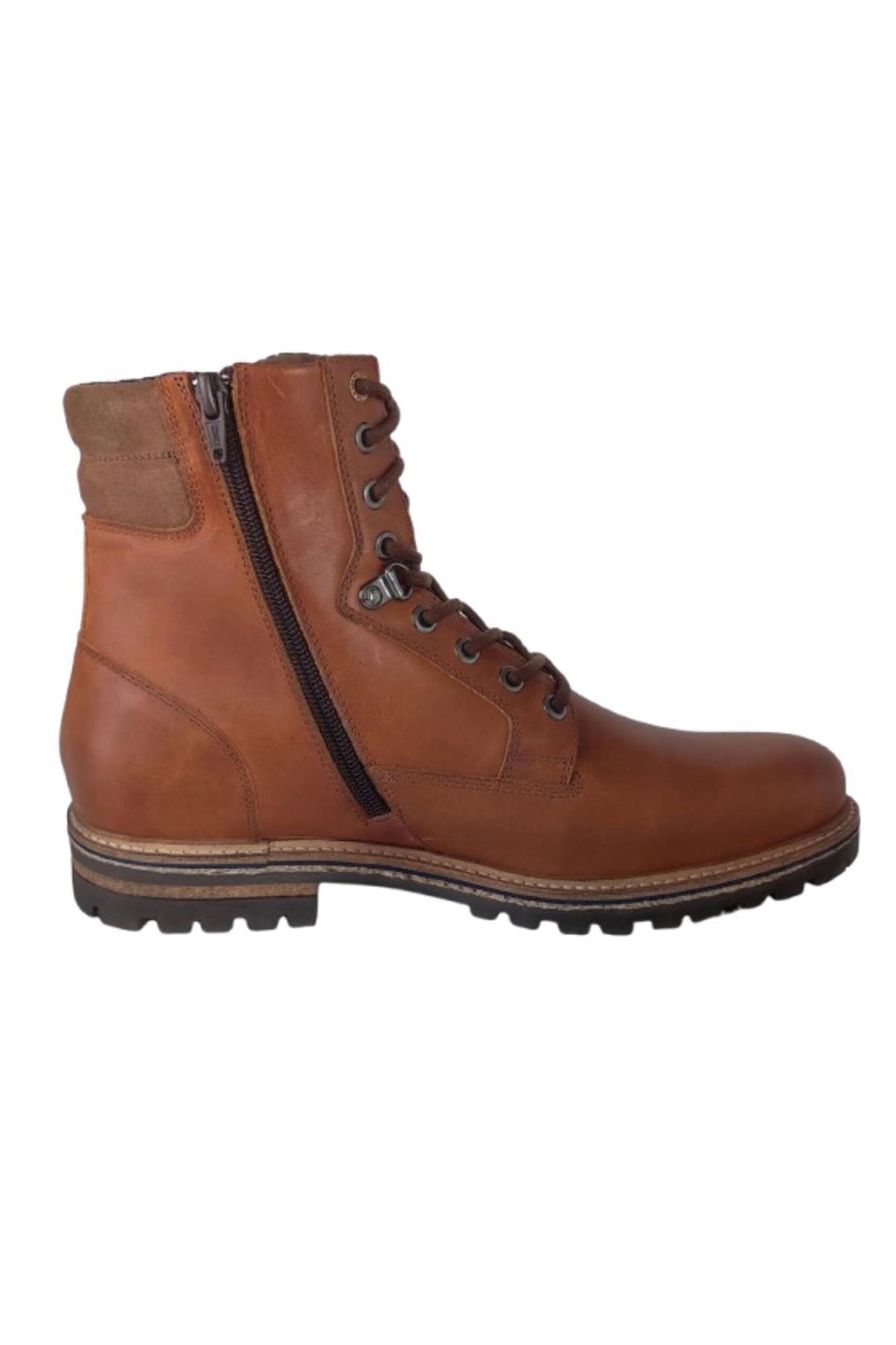 Brown Cowhide Leather Boots - Image n°2