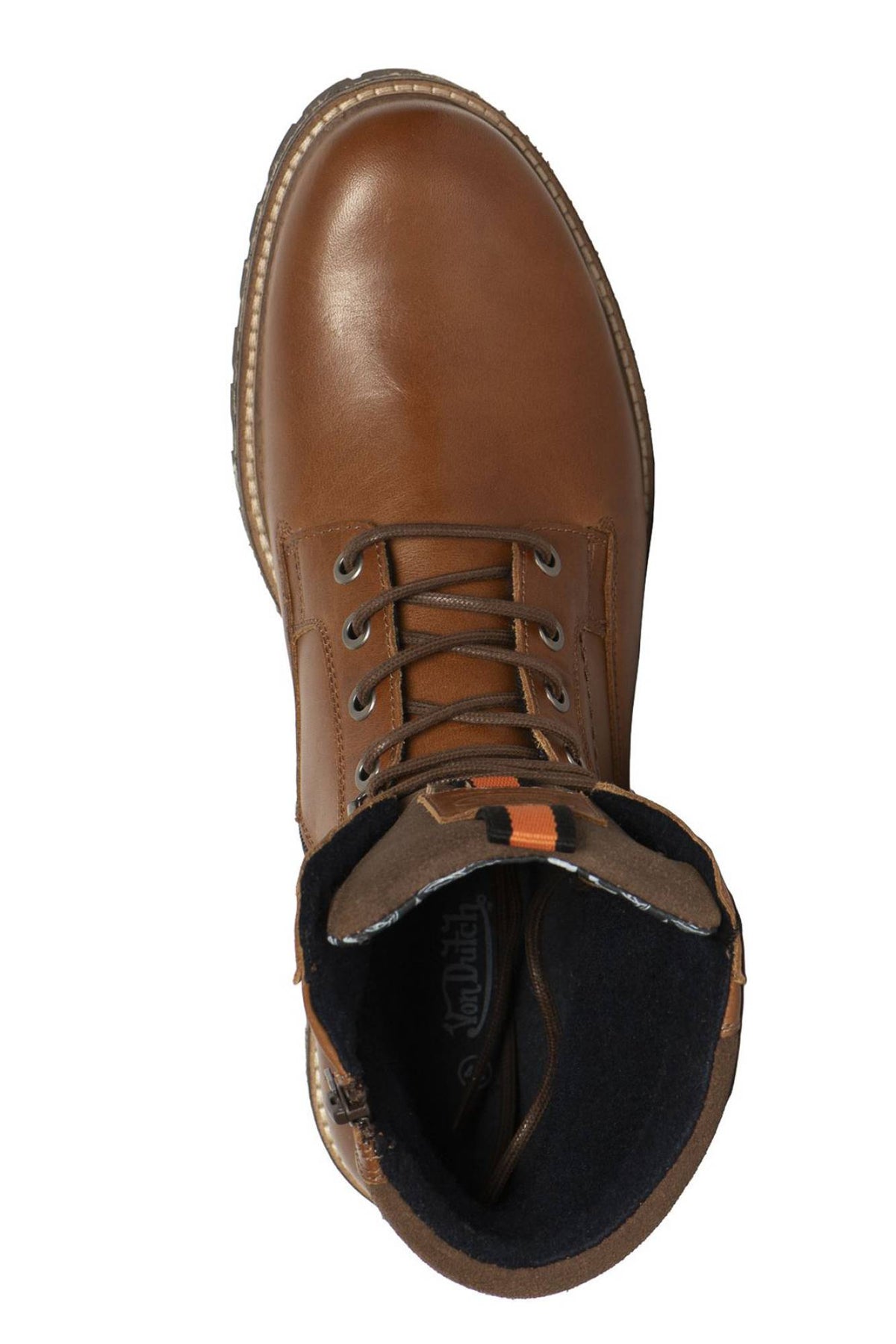 Brown Cowhide Leather Boots - Image n°3