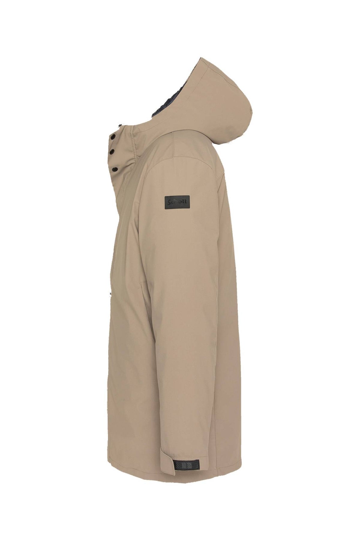 2-in-1 beige and blue parka with removable lining - Image n°3
