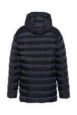 2-in-1 beige and blue parka with removable lining - Image n°6