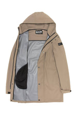 2-in-1 beige and blue parka with removable lining - Image n°7