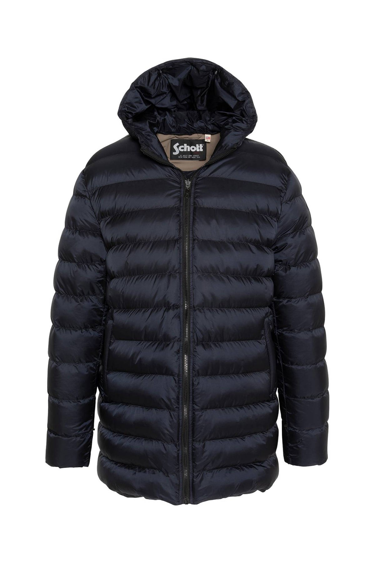 2-in-1 beige and blue parka with removable lining - Image n°2