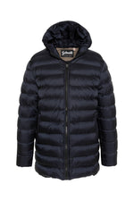 2-in-1 beige and blue parka with removable lining - Image n°2