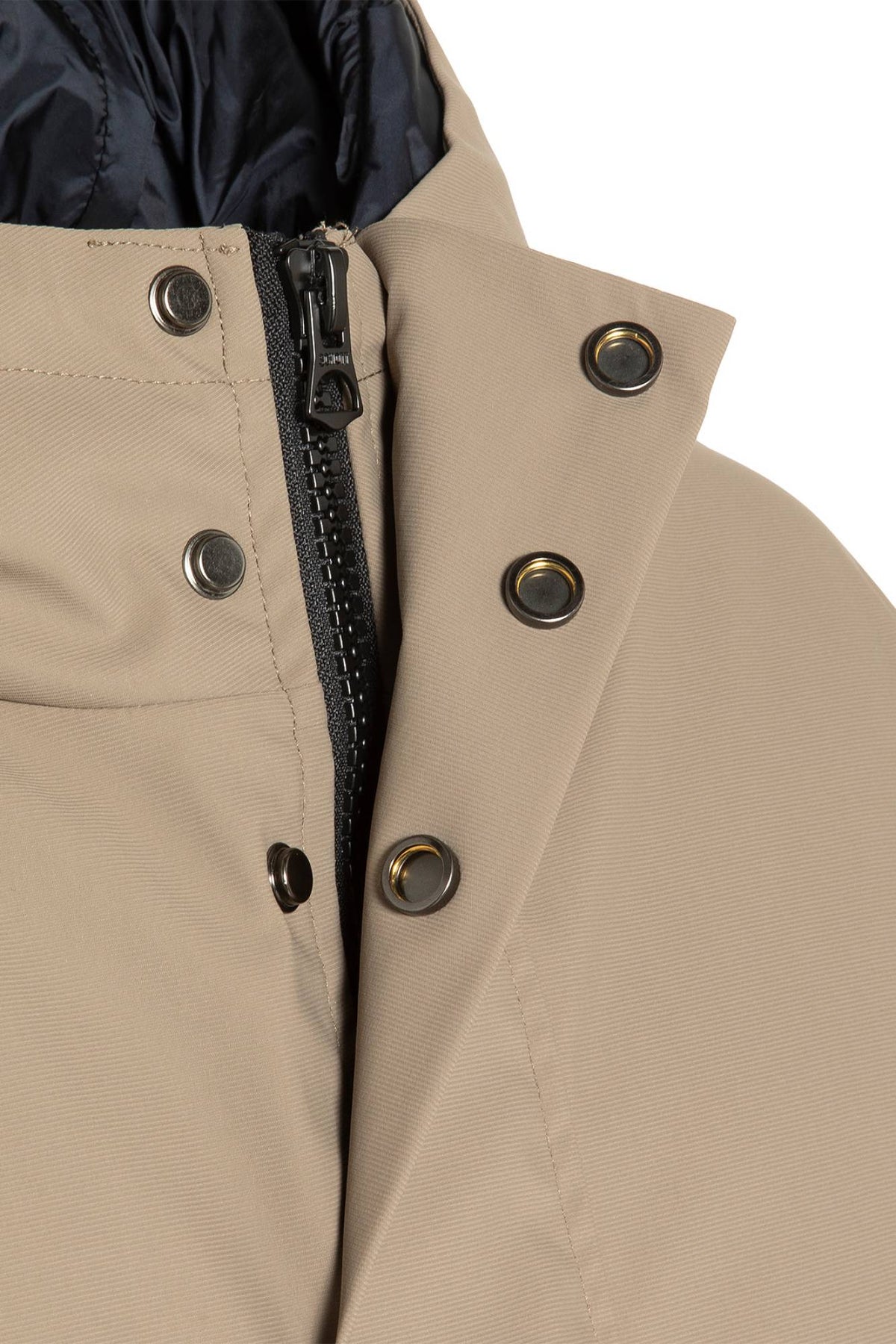 2-in-1 beige and blue parka with removable lining - Image n°10