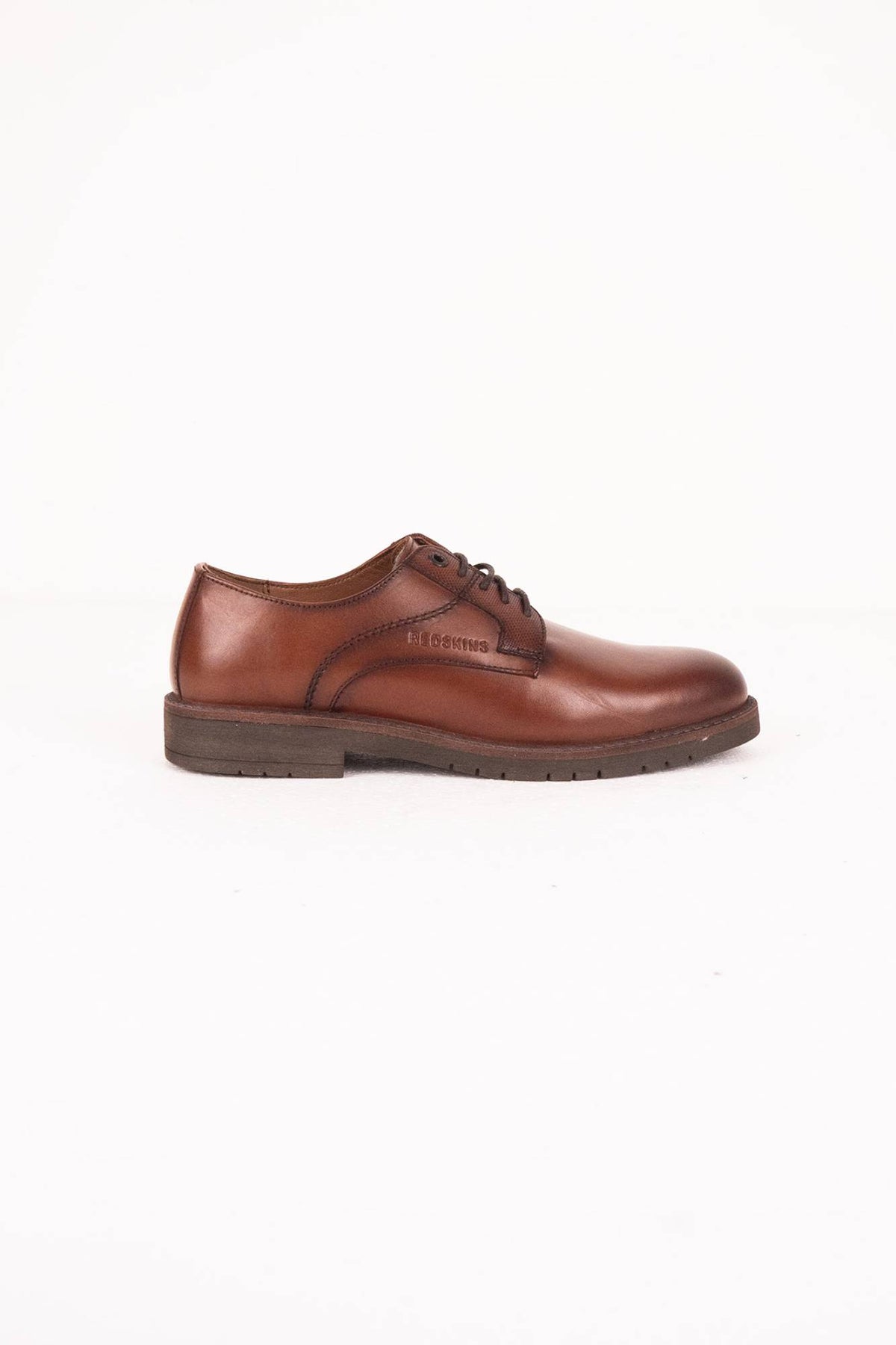 Chic cognac leather dress shoes - Image n°3
