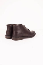 Men's chestnut leather derby shoes - Image n°2