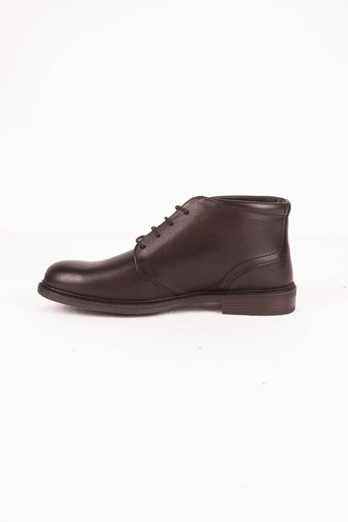 Men's chestnut leather derby shoes - Image n°4
