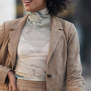 Women's leather blazers