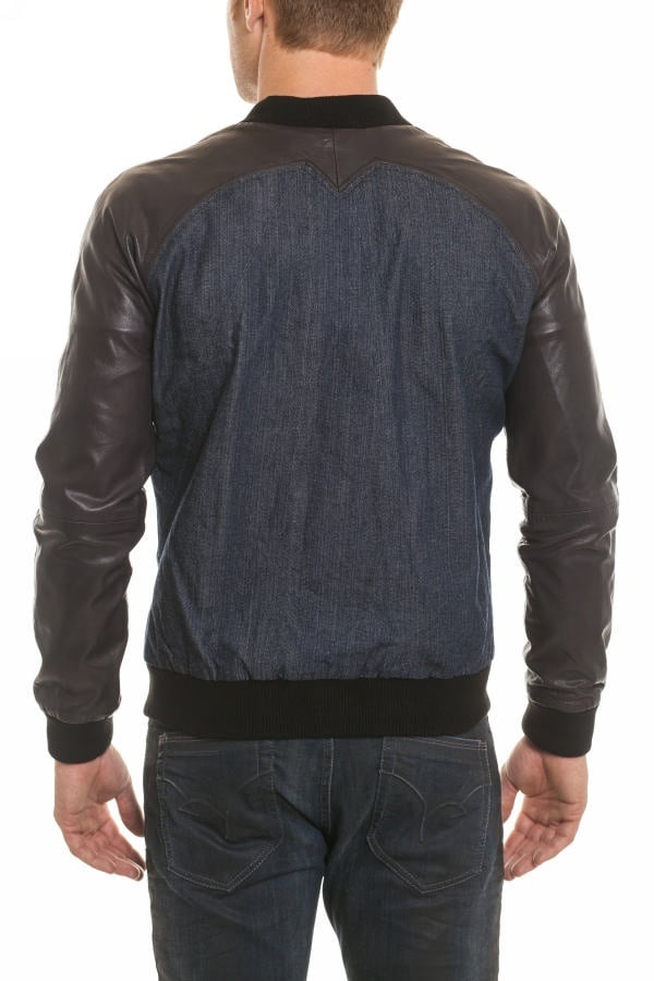  Napp Jeans Men's Leather Jacket Black - Image n°5