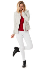  Kaporal women's white skinny jeans - Image n°2