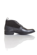 G-star black leather high-top dress shoes for Men - Image n°2