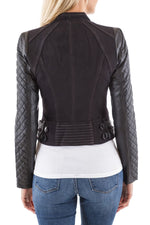 Women's textile jacket Arturo Black - Image n°5