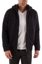 Kaporal cardigan in midnight blue acrylic for Men - Image n°2