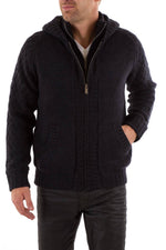 Kaporal cardigan in midnight blue acrylic for Men - Image n°1
