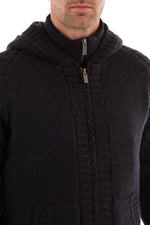 Kaporal cardigan in midnight blue acrylic for Men - Image n°3