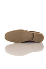 Men's Shoes Suede Style Dark Brown Leather - Image n°4
