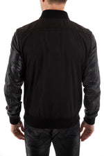 Kaporal textile biker collar jacket Black - Image n°5