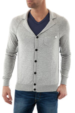 Gray Cardigan for Men - Image n°1