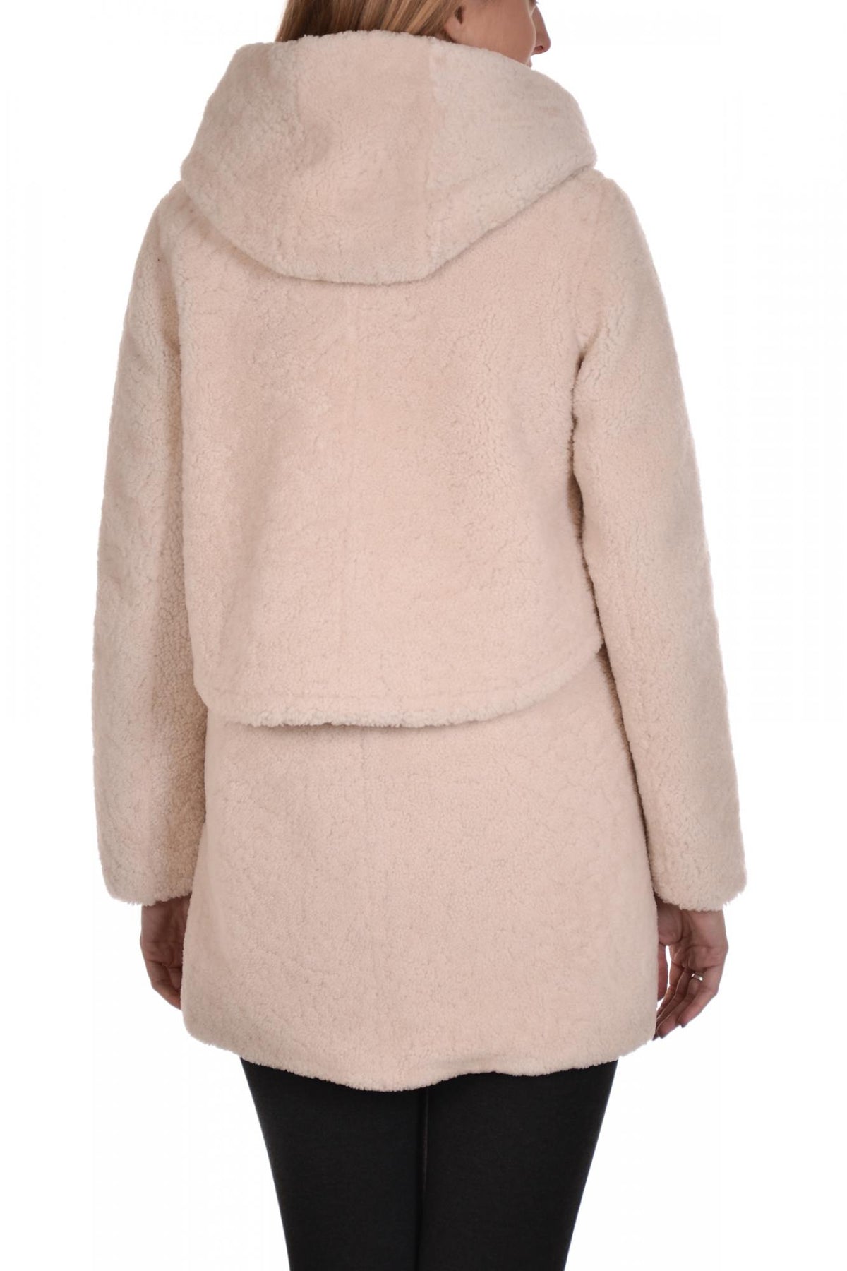 SERGE PARIENTE sheepskin jacket with hood - Image n°3