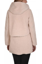 SERGE PARIENTE sheepskin jacket with hood - Image n°3