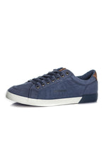  Redskins men's navy blue velvet sneakers - Image n°7