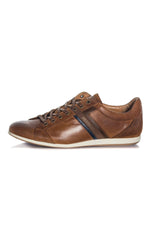 Cognac leather sneakers - Image n°8