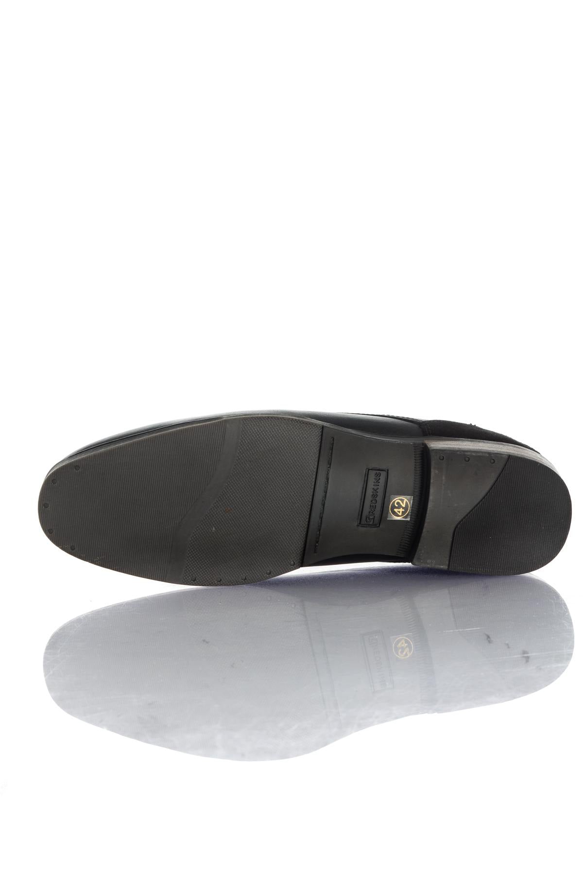 Redskins black leather derbies - Image n°4