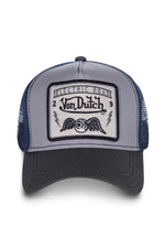  Von Dutch men's gray and navy blue cap - Image n°2