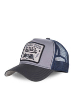  Von Dutch men's gray and navy blue cap - Image n°1