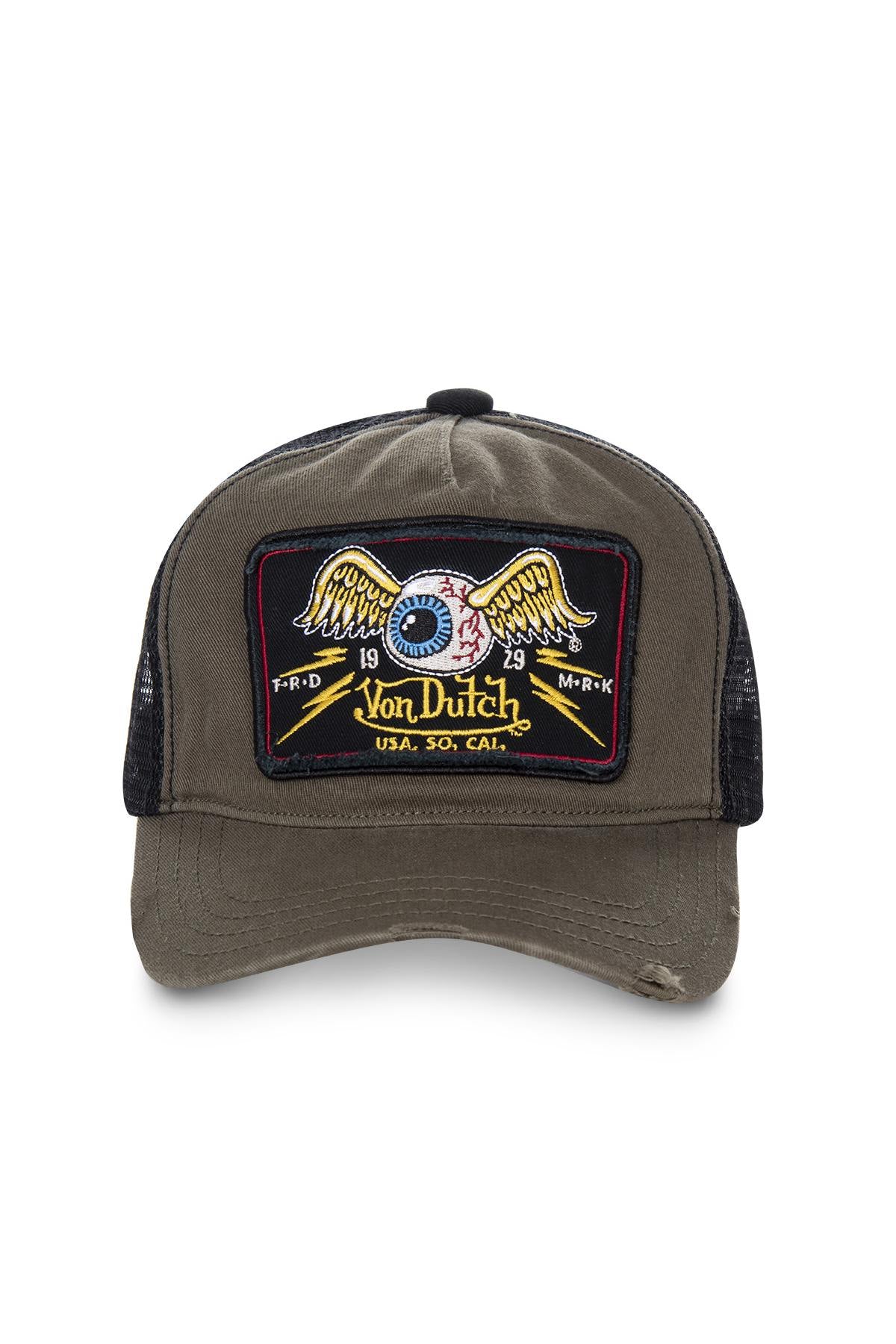 Khaki and black Von Dutch cap - Image n°2
