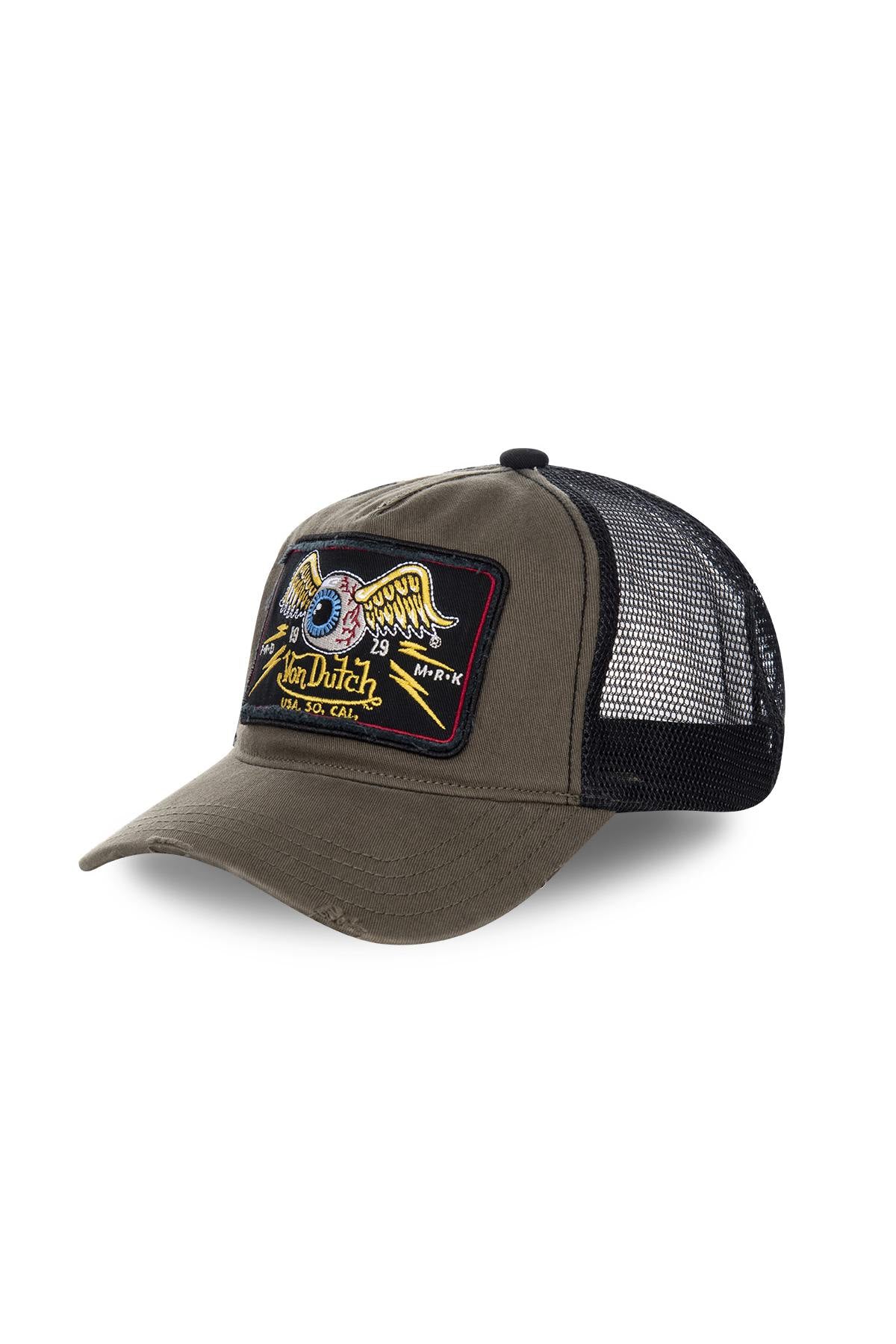  Khaki and black Von Dutch cap - Image n°1