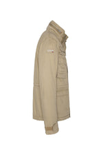 Men's sand-colored military jacket - Image n°9