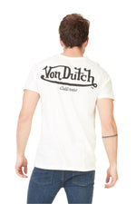 White t-shirt with Von Dutch logo - Image n°2
