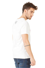 White t-shirt with red logo - Image n°3
