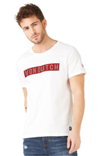 White t-shirt with red logo - Image n°2