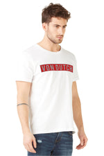 White t-shirt with red logo - Image n°4