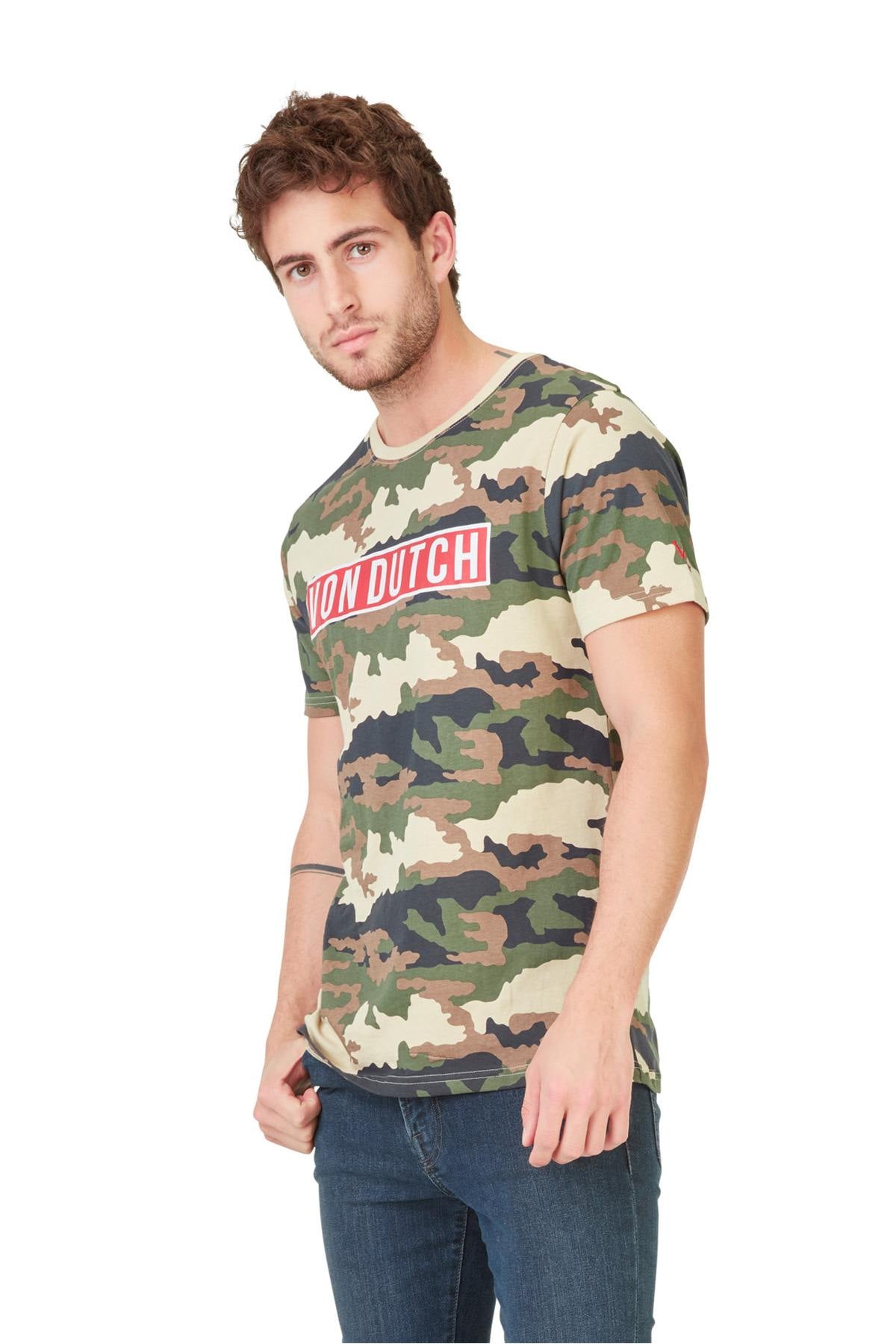 Von Dutch camouflage t-shirt - Image n°4