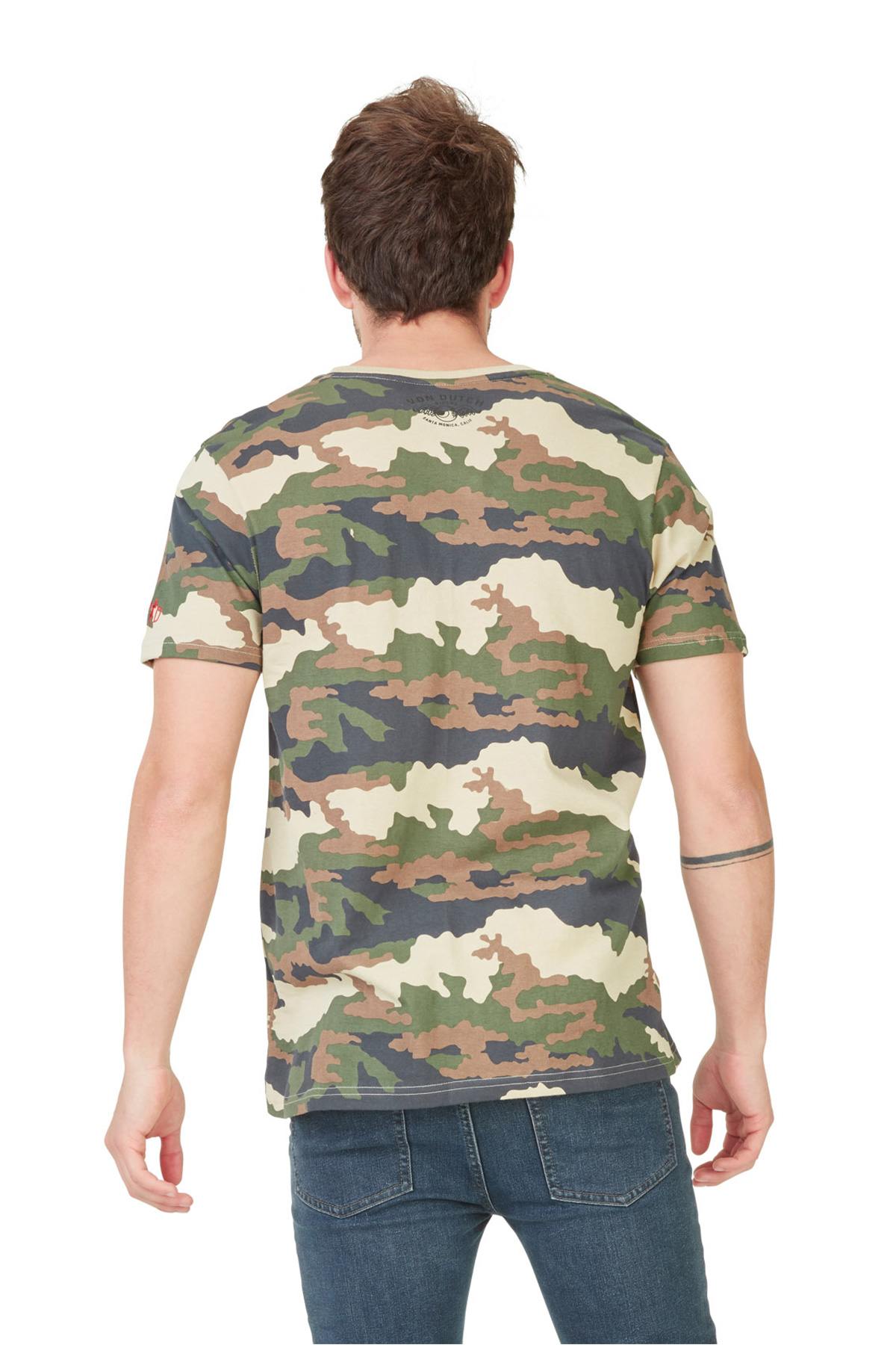 Von Dutch camouflage t-shirt - Image n°2