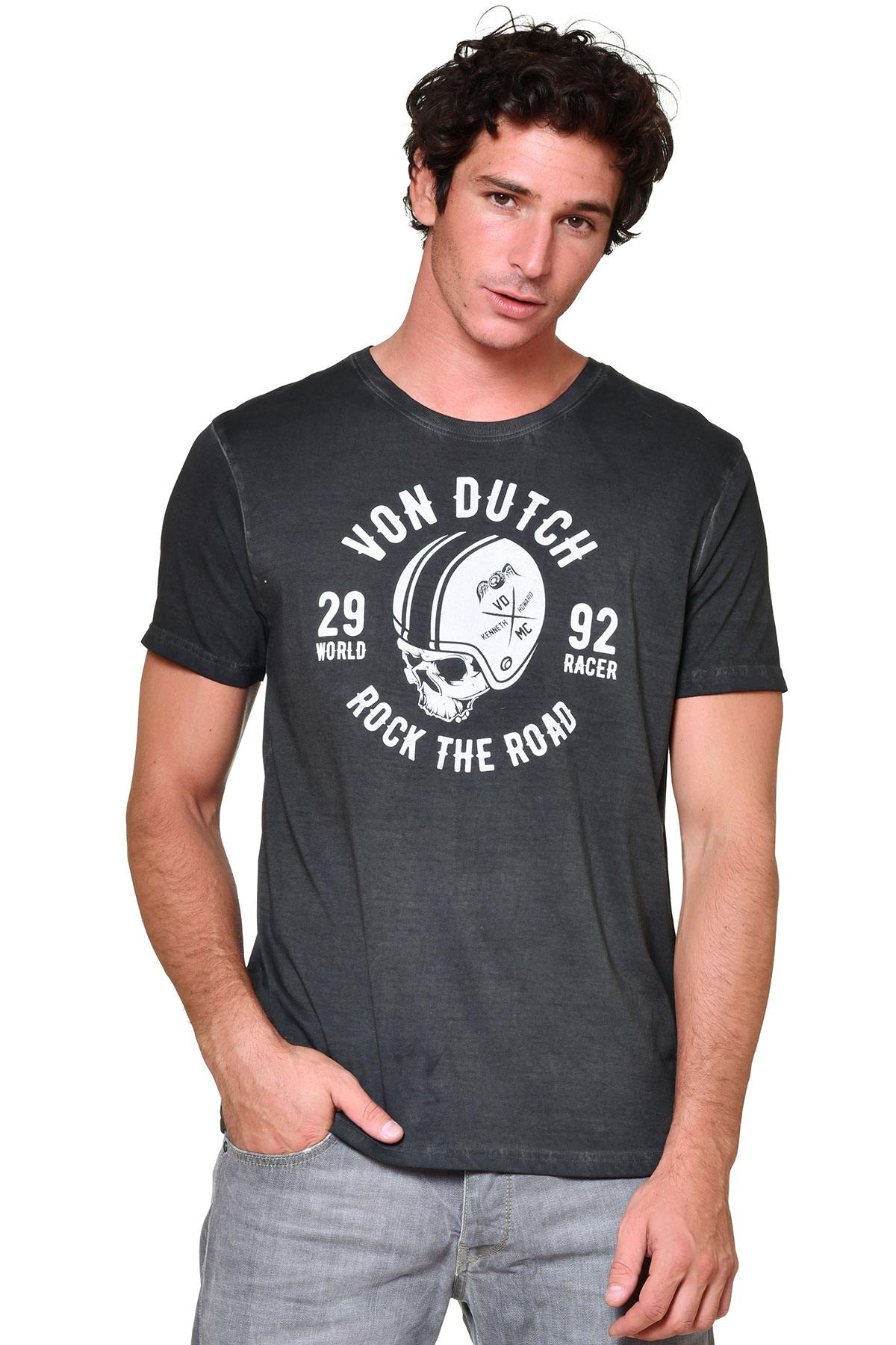  Black cotton t-shirt - Image n°1