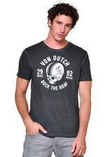 Black cotton t-shirt - Image n°1