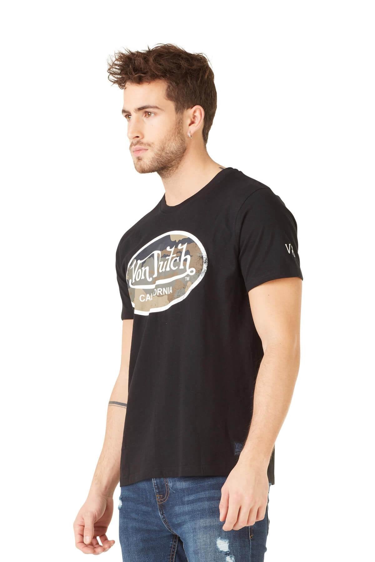 Black t-shirt with logo - Image n°2