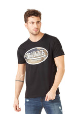 Black t-shirt with logo - Image n°1