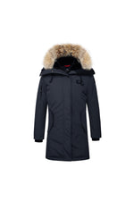 Women's parka with hood - Image n°9
