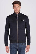  Blue zipped sweatshirt - Image n°1