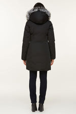 Women's long black jacket - Image n°5