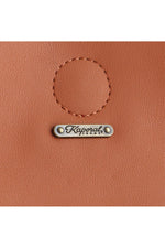 Women's camel handbag - Image n°6